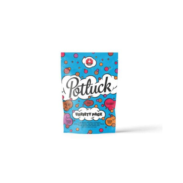 Potluck THC Gummies Variety Pack 100mg